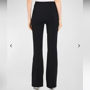 Theory Black Flared Crepe Pants, NWT, size 12